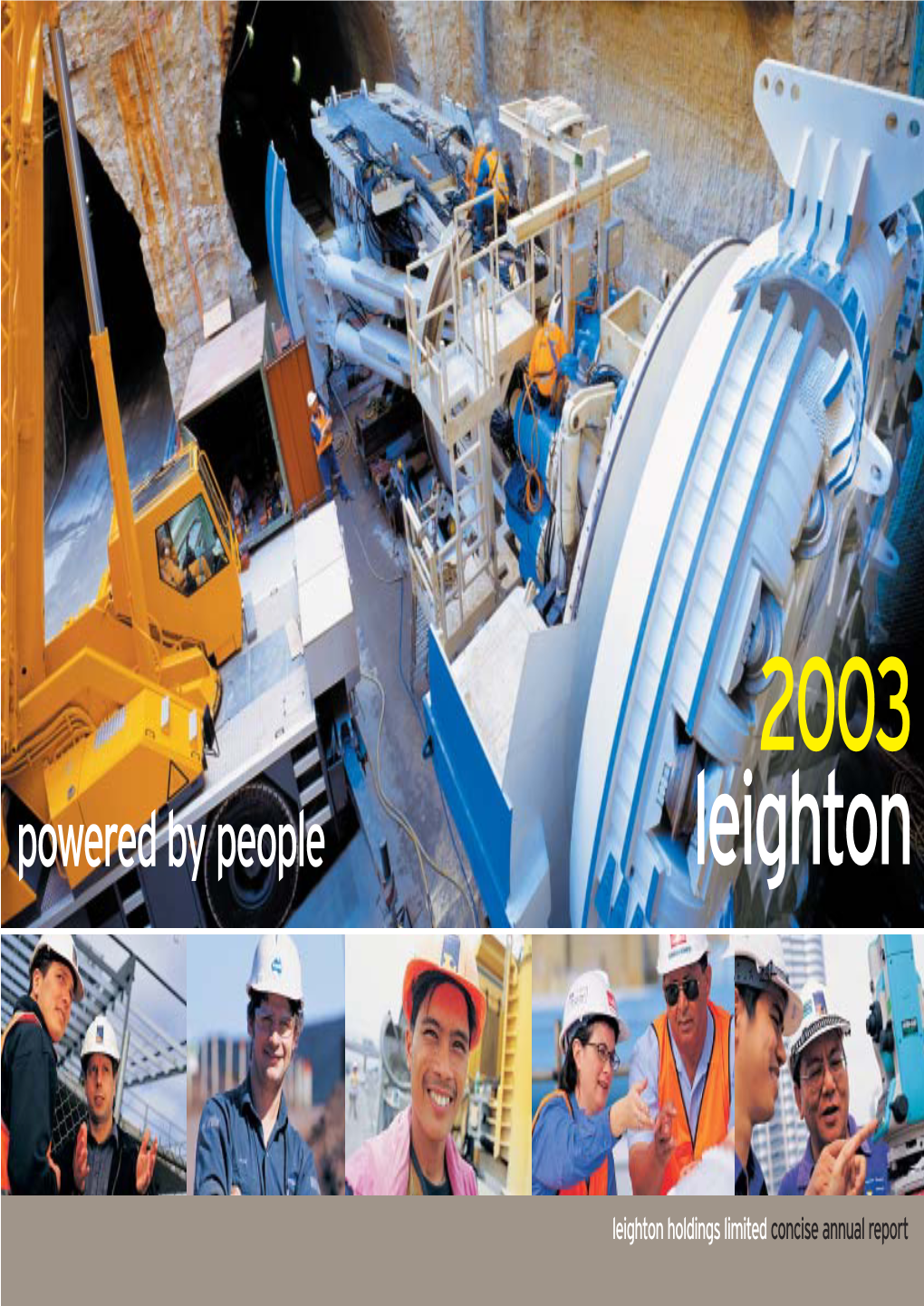 Leighton Holdings Limited Concise Annual Report 2003