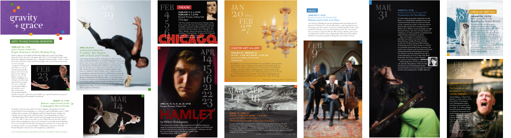 View the Spring 2016 Arts Brochure (PDF)