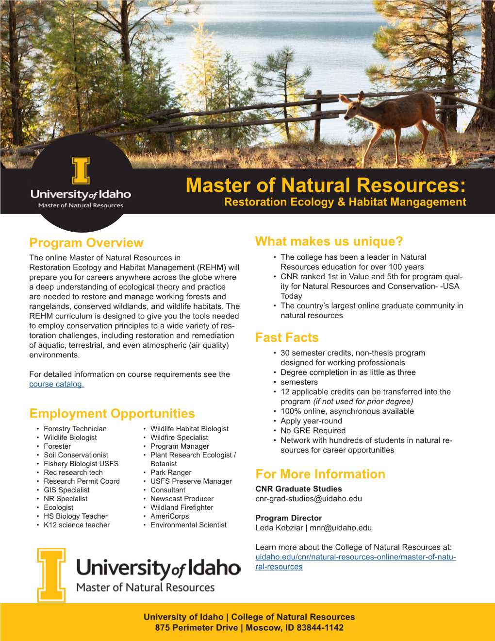 Restoration Ecology and Habitat Management