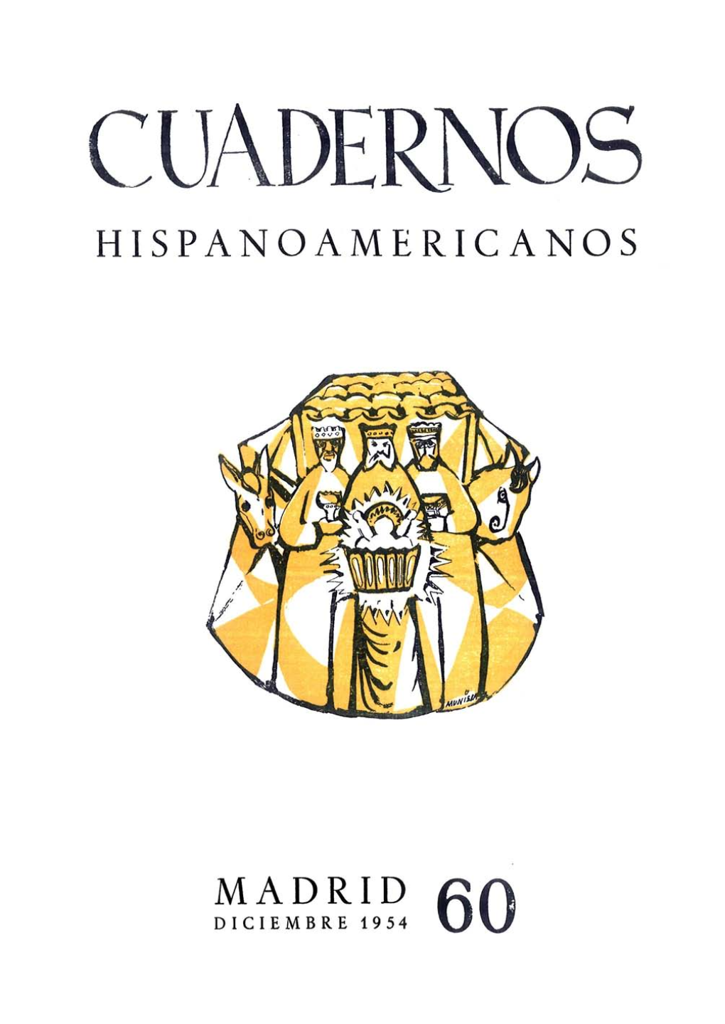 Pdf Cuadernos Hispanoamericanos. Núm. 60, Diciembre 1954 Leer Obra