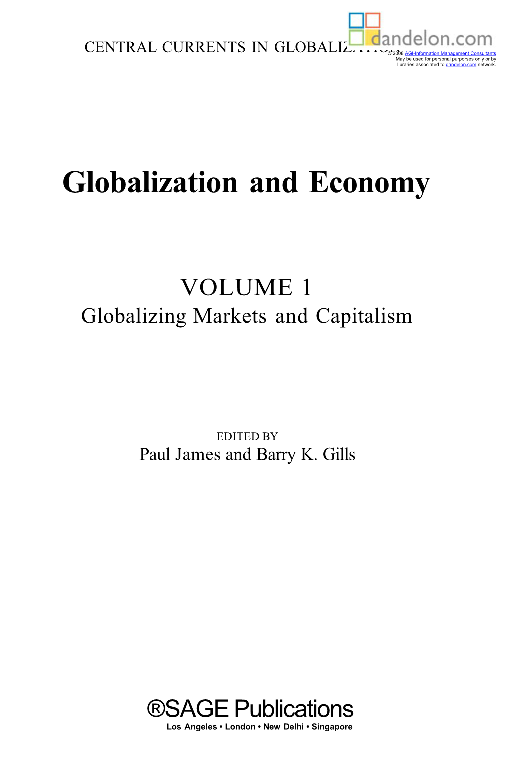 Globalization and Economy