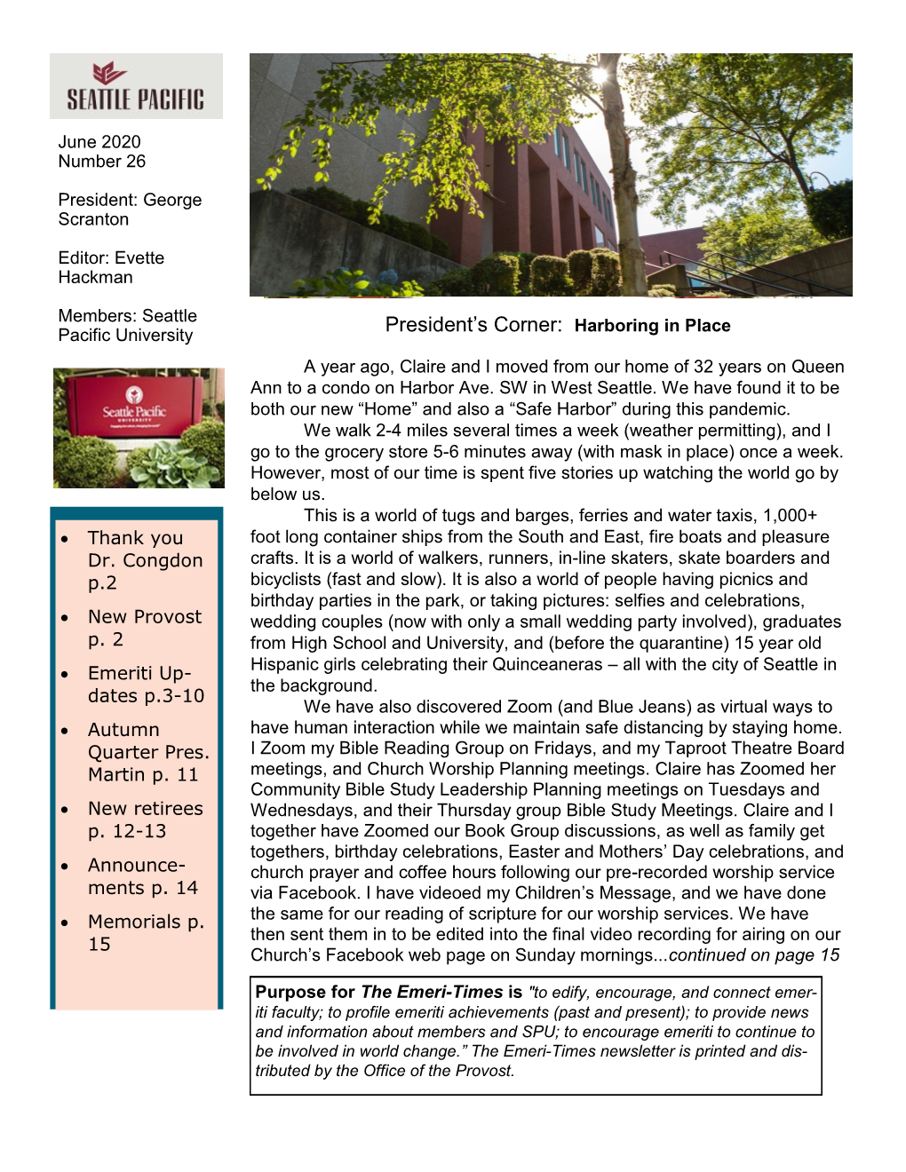 Emeri-Times Newsletter June 2020 Number 26