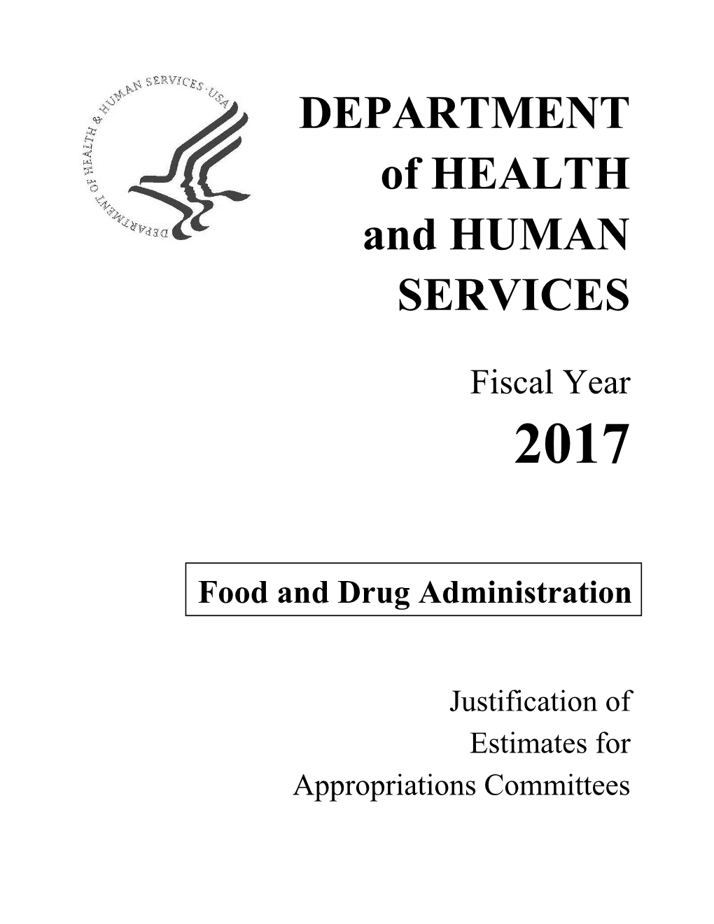 DEPARTMENT of HEALTH and HUMAN SERVICES