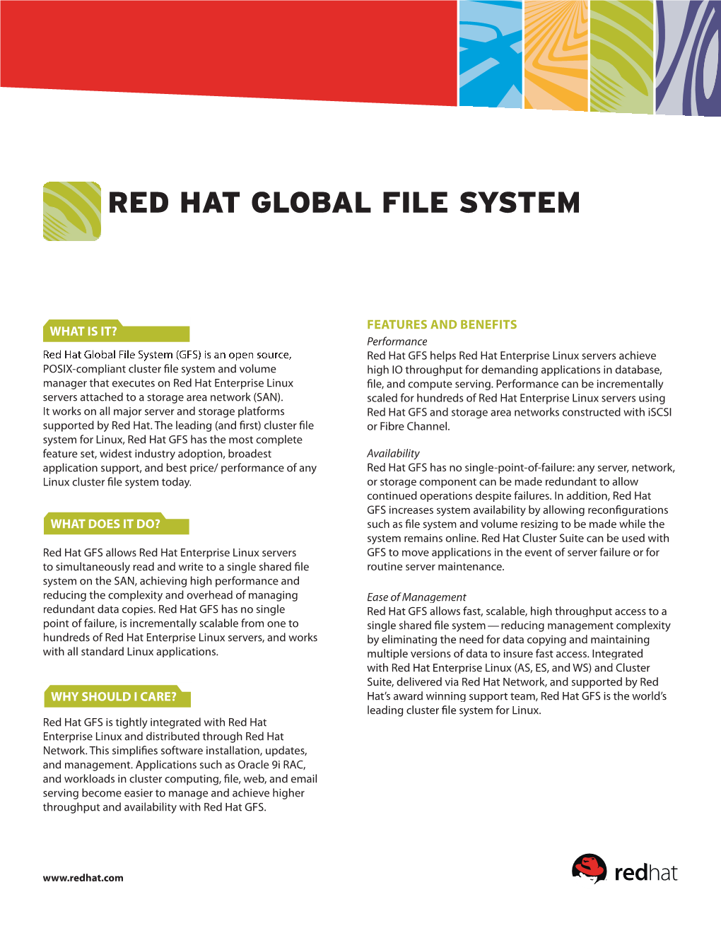 Red Hat Global File System