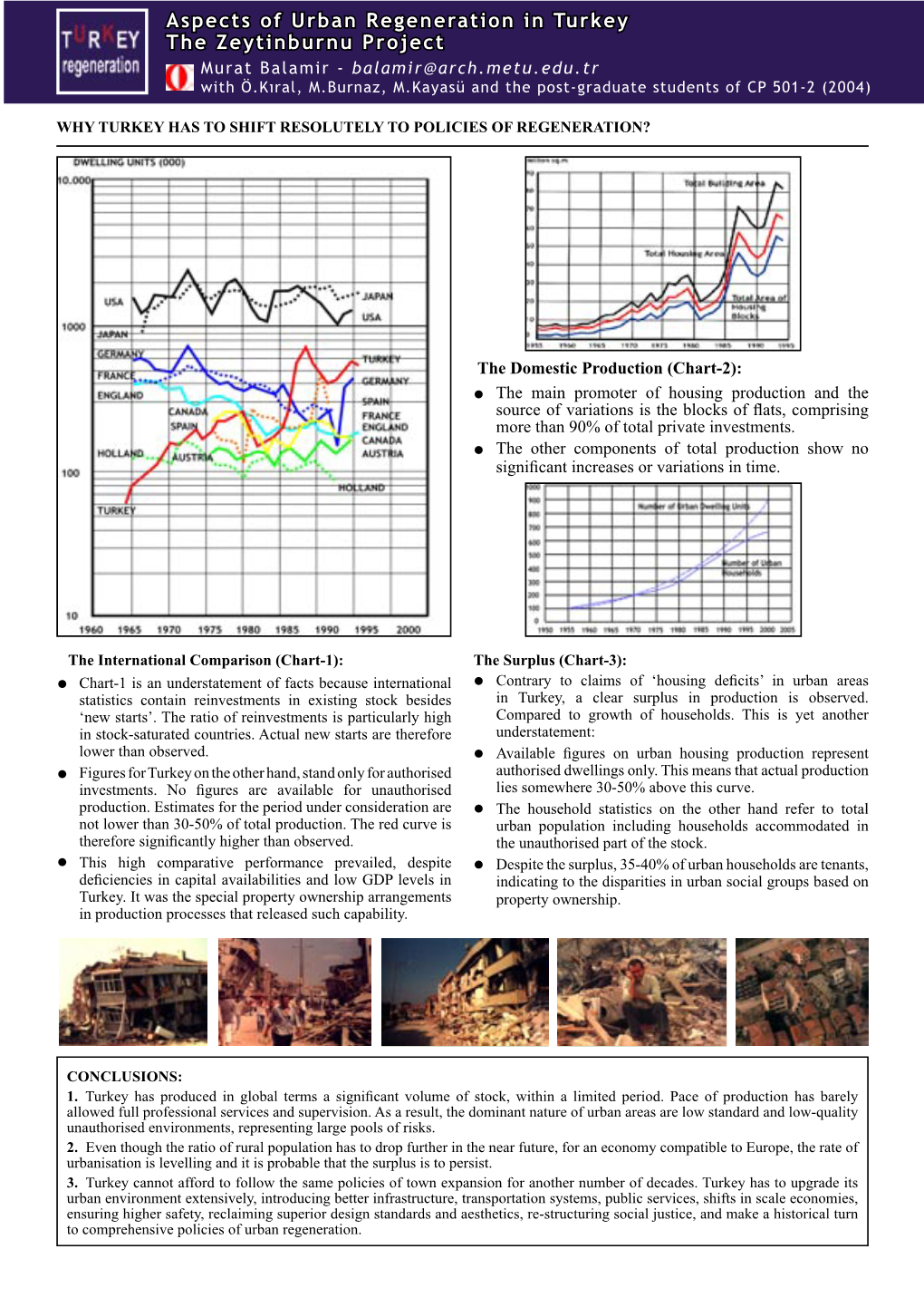 Aspects of Urban Regeneration in Turkey the Zeytinburnu Project