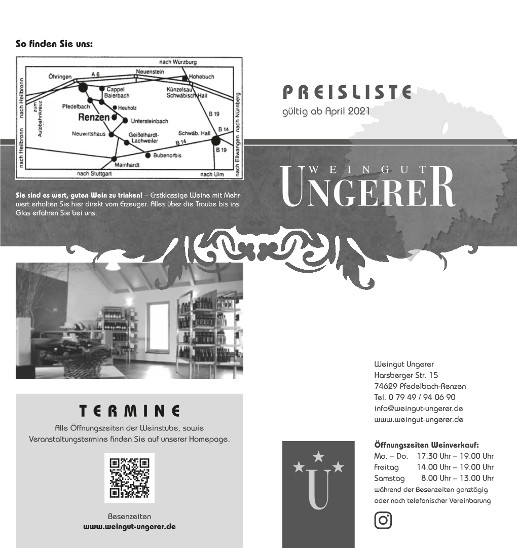 Preisliste 04/2021