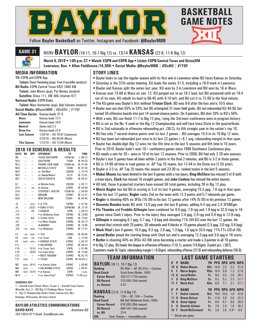 Basketball Game Notes Basketballgame 1 — Oral Roberts Game Notes