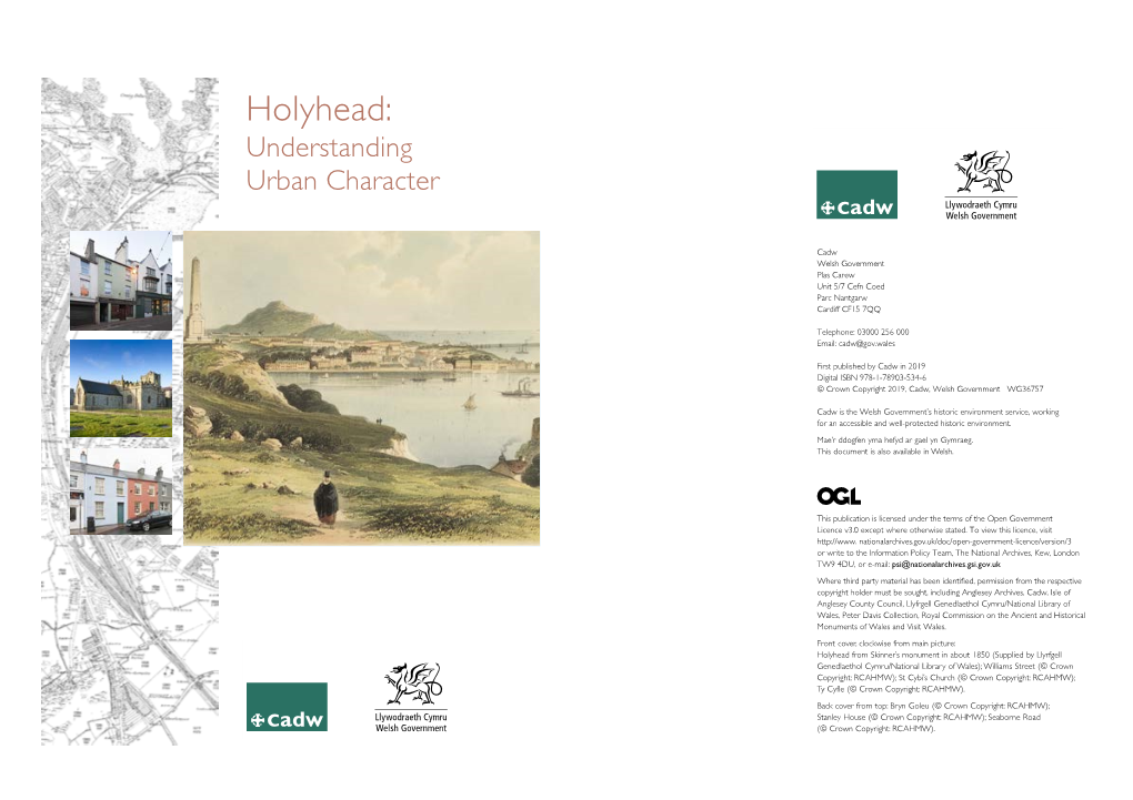 Holyhead: Understanding Urban Character