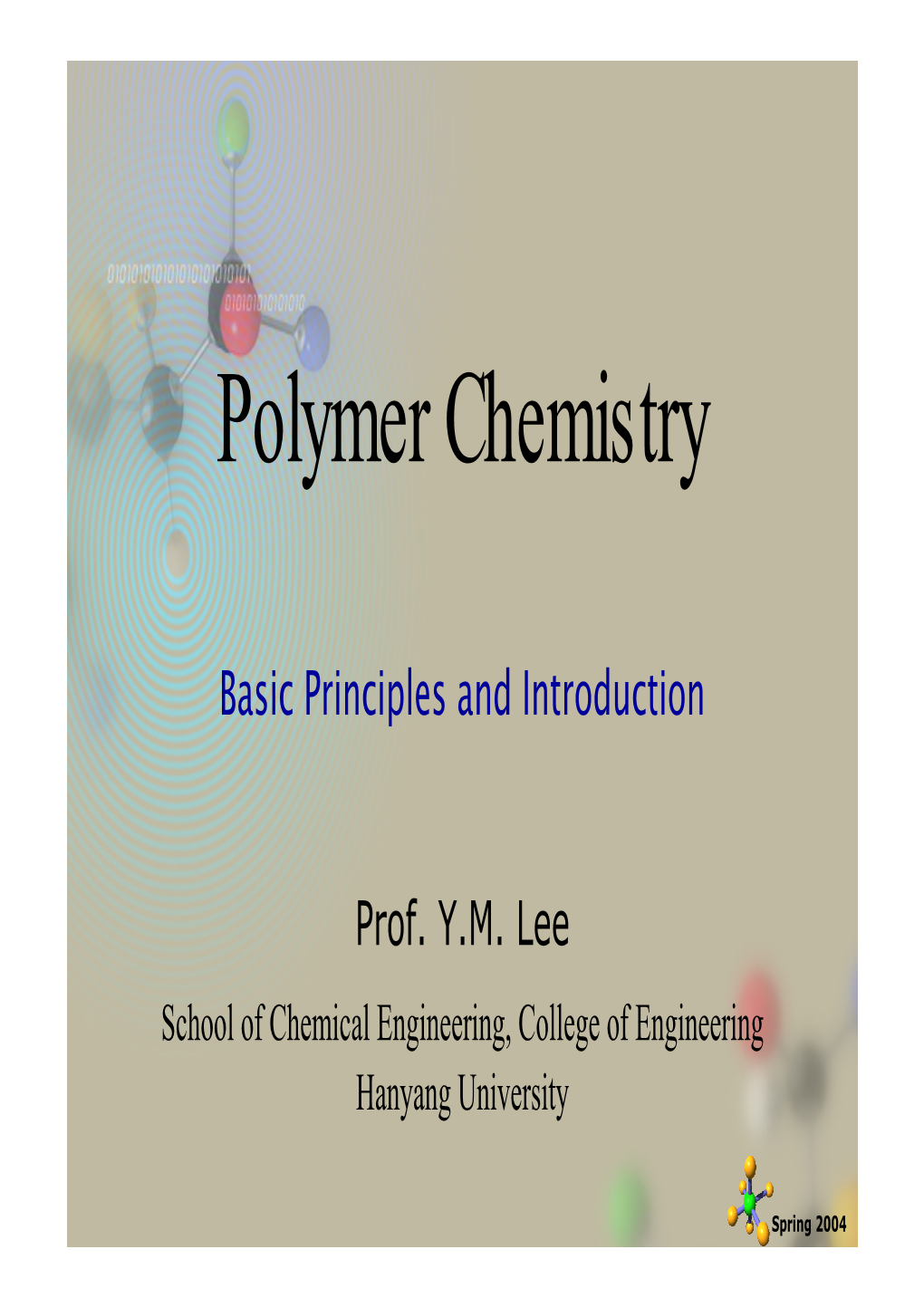 Polymer Chemistry