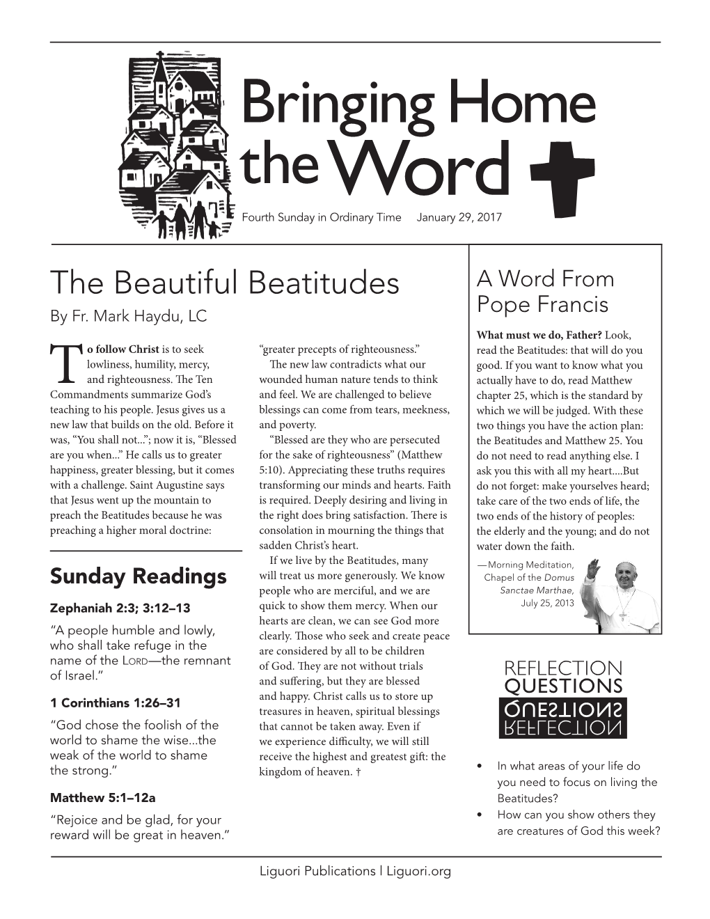 The Beautiful Beatitudes a Word from by Fr