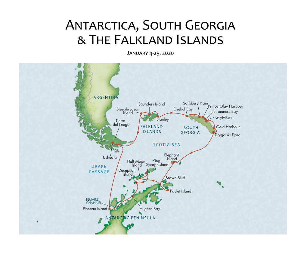 2020 Antarctica, South Georgia & the Falkland Islands