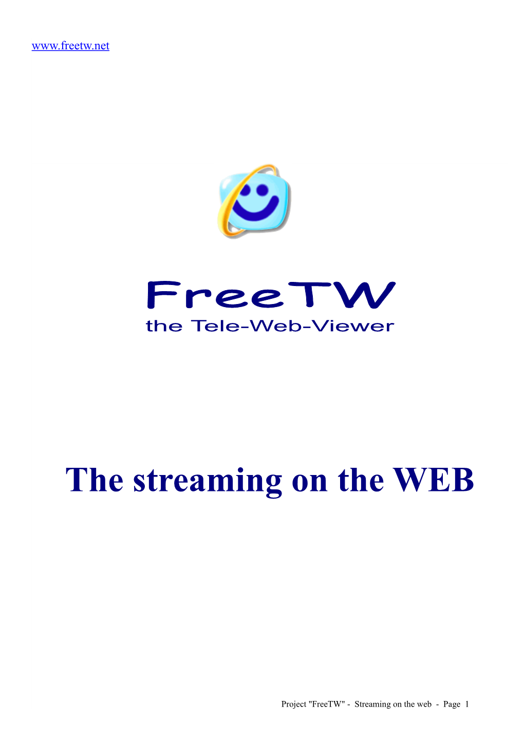 Streaming on the WEB