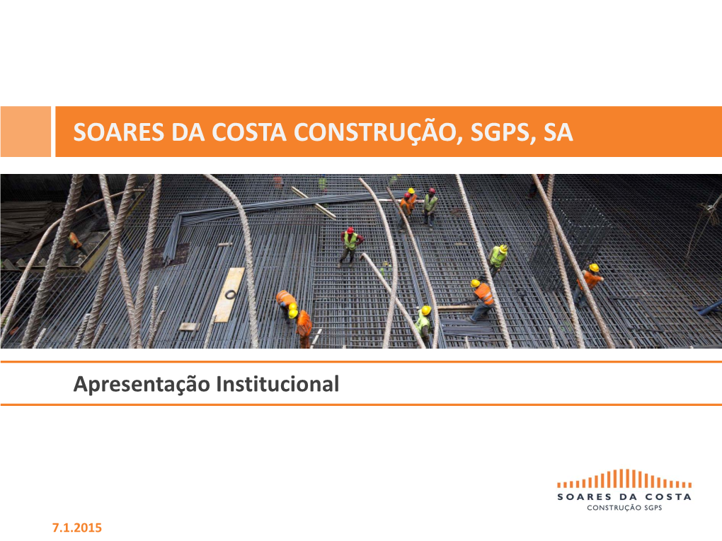 Soares Da Costa Construção, Sgps, Sa