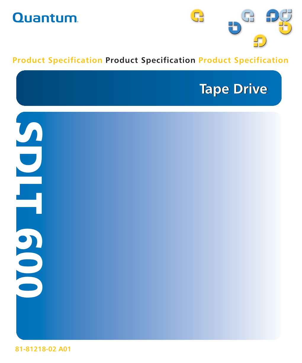 Tape Drive Connections