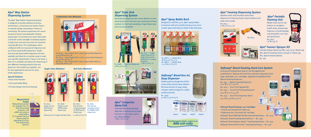 Ajax® Mop Station Dispensing System