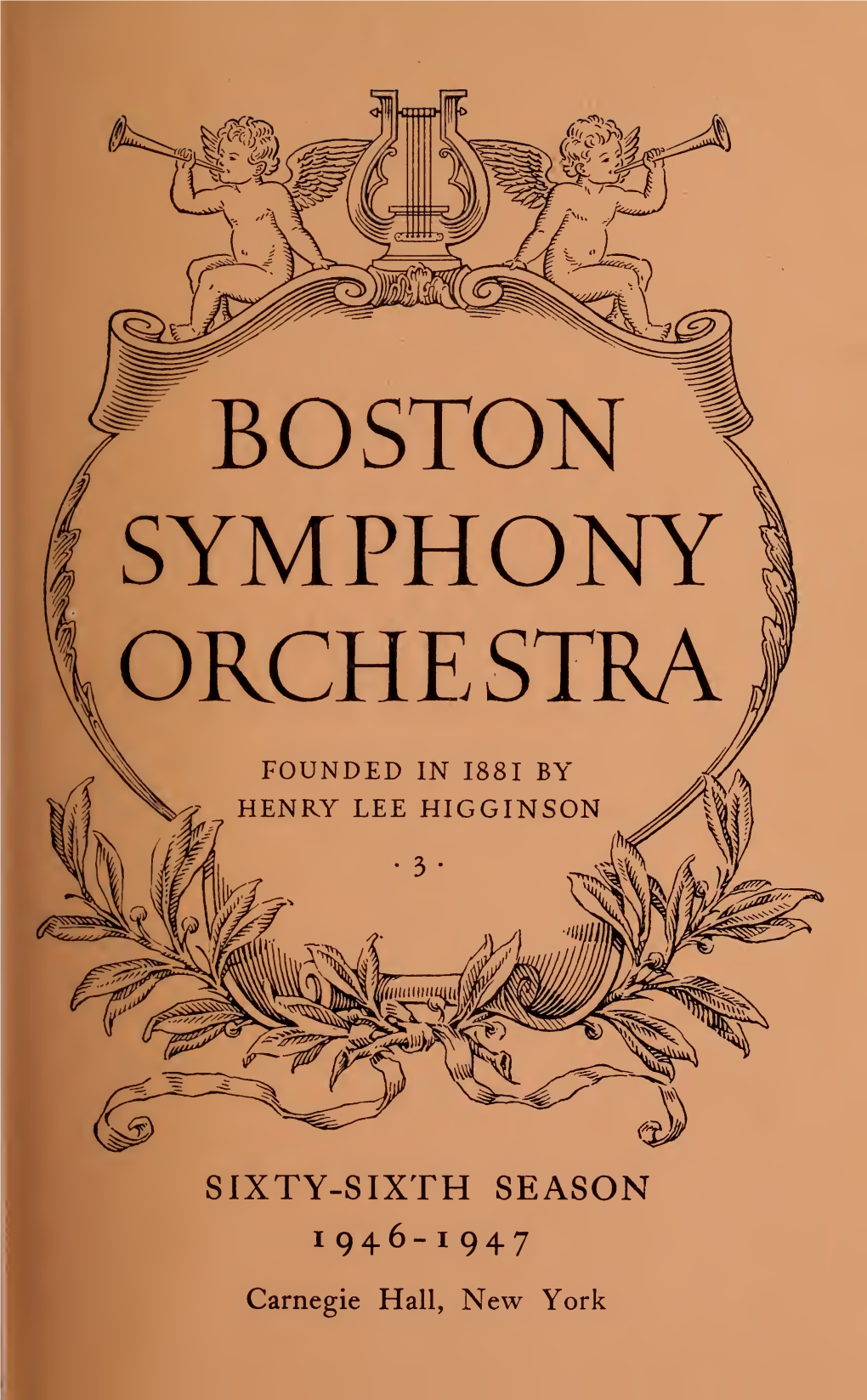 Boston Symphony Orchestra Concert Programs, Season 66,1946-1947, Trip