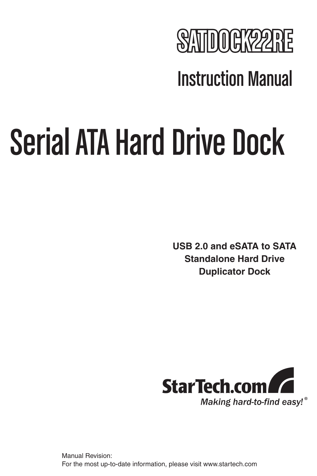 Serial ATA Hard Drive Dock