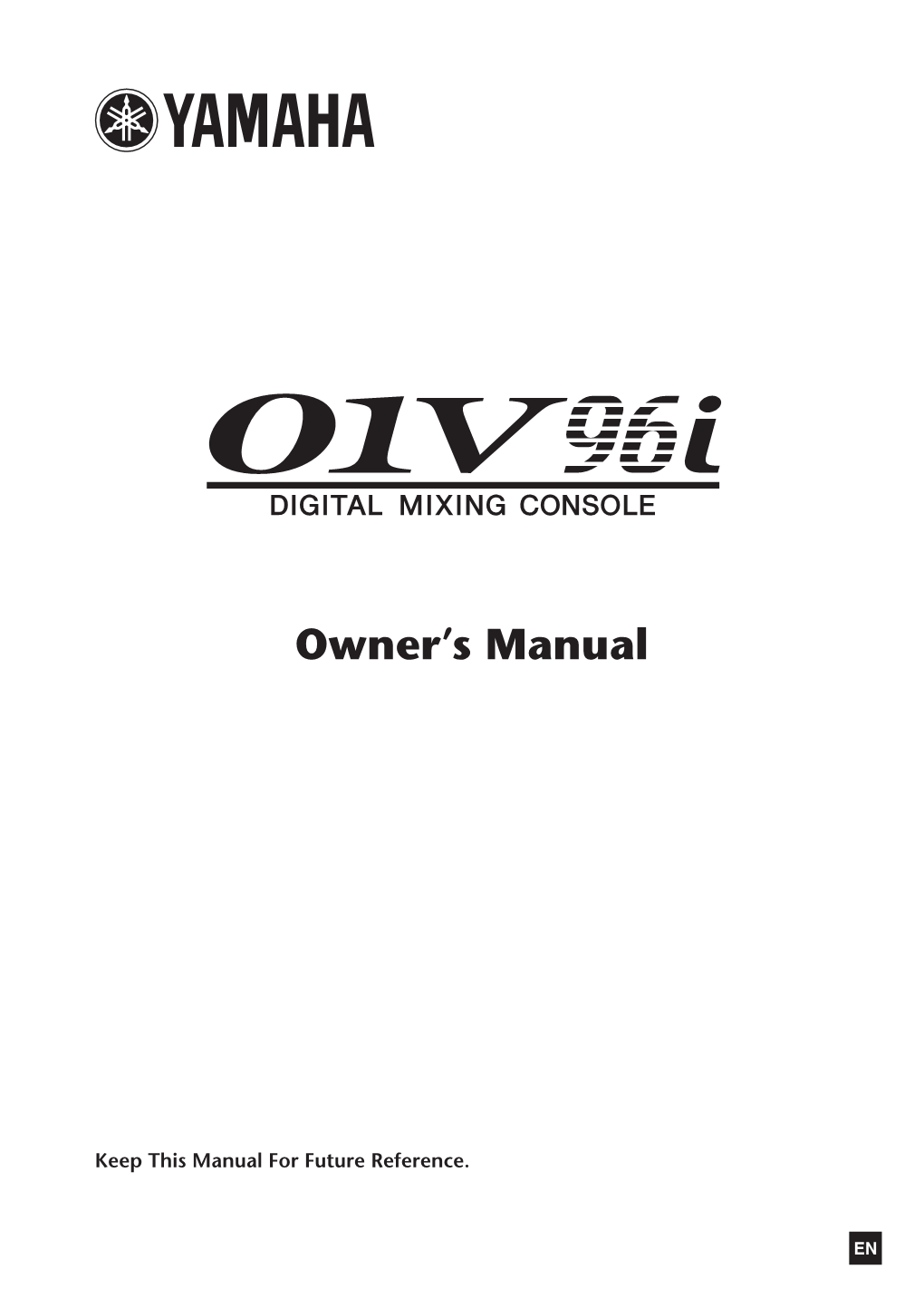 01V96i Owner's Manual