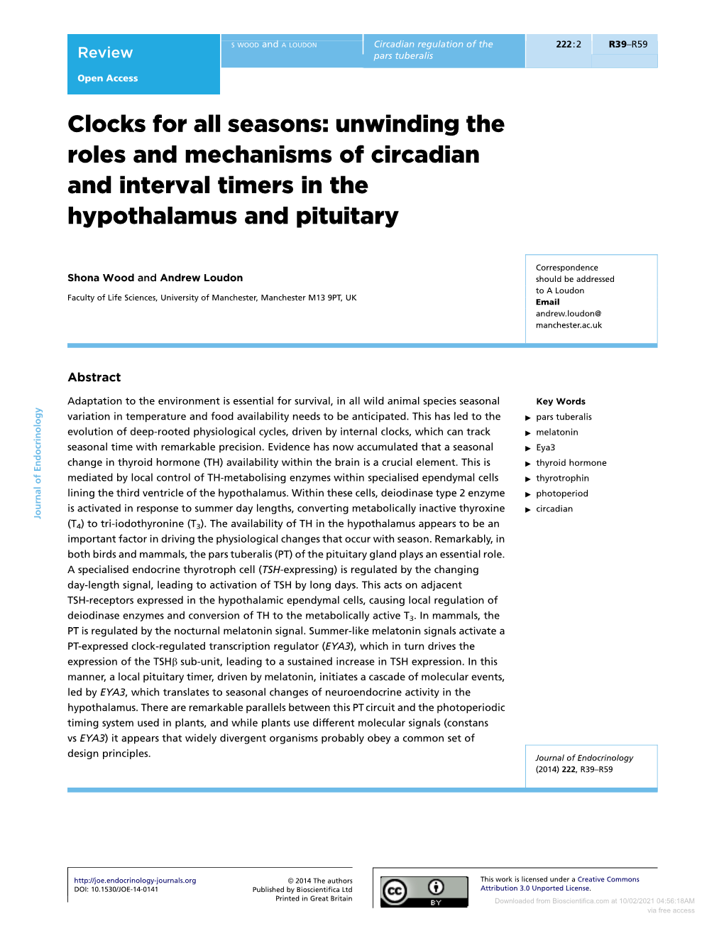 Unwinding the Roles and Mechanisms of Circadian and Interval Timers in the Hypothalamus and Pituitary