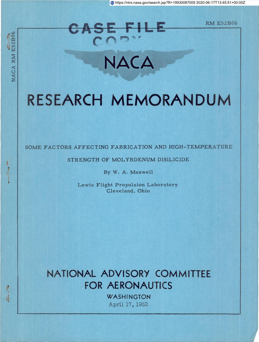 Research Memorandum