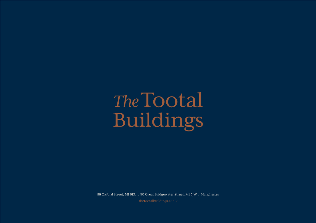 The Tootal Buildings Brochure