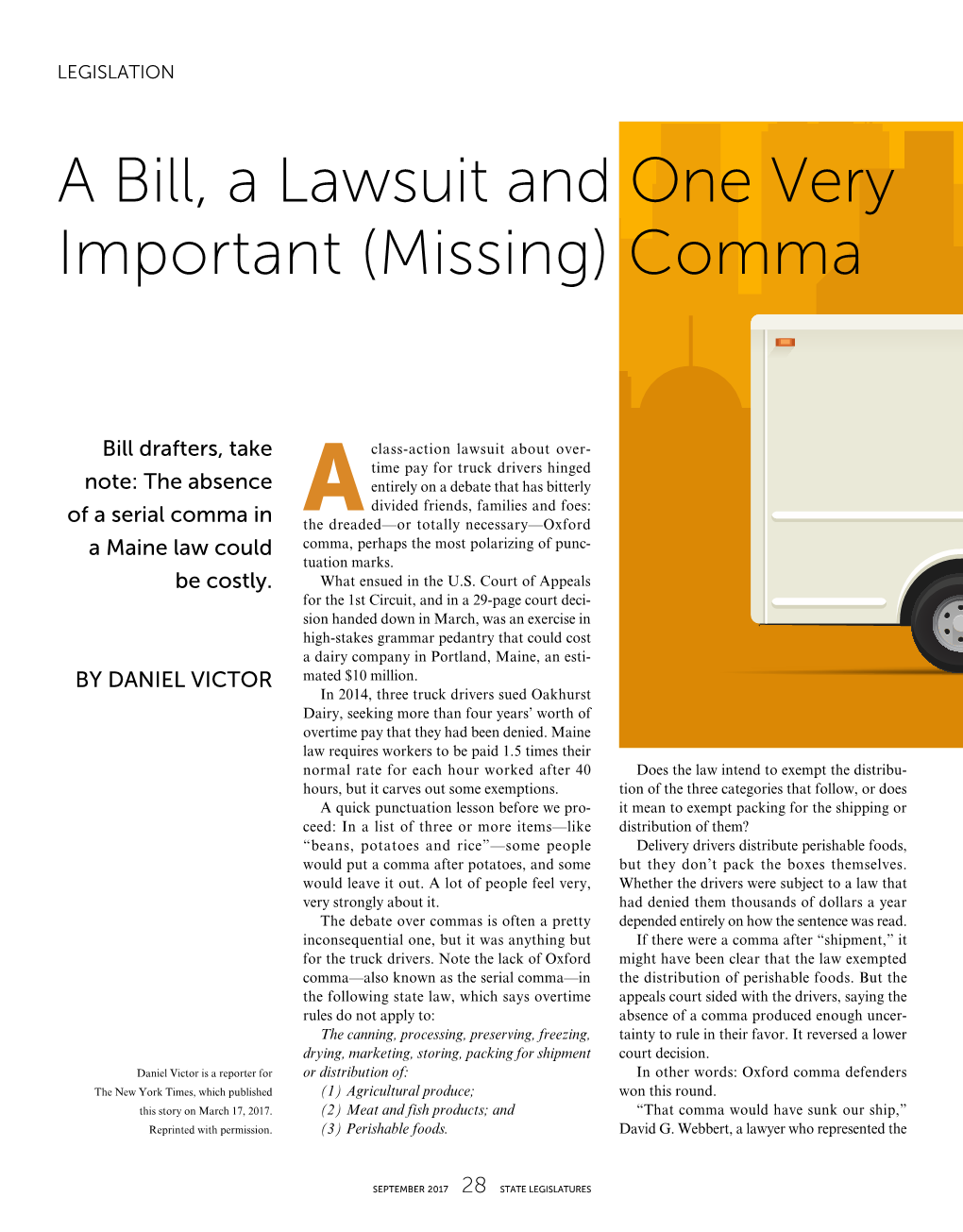 A Bill, a Lawsuit and One Very Important (Missing) Comma