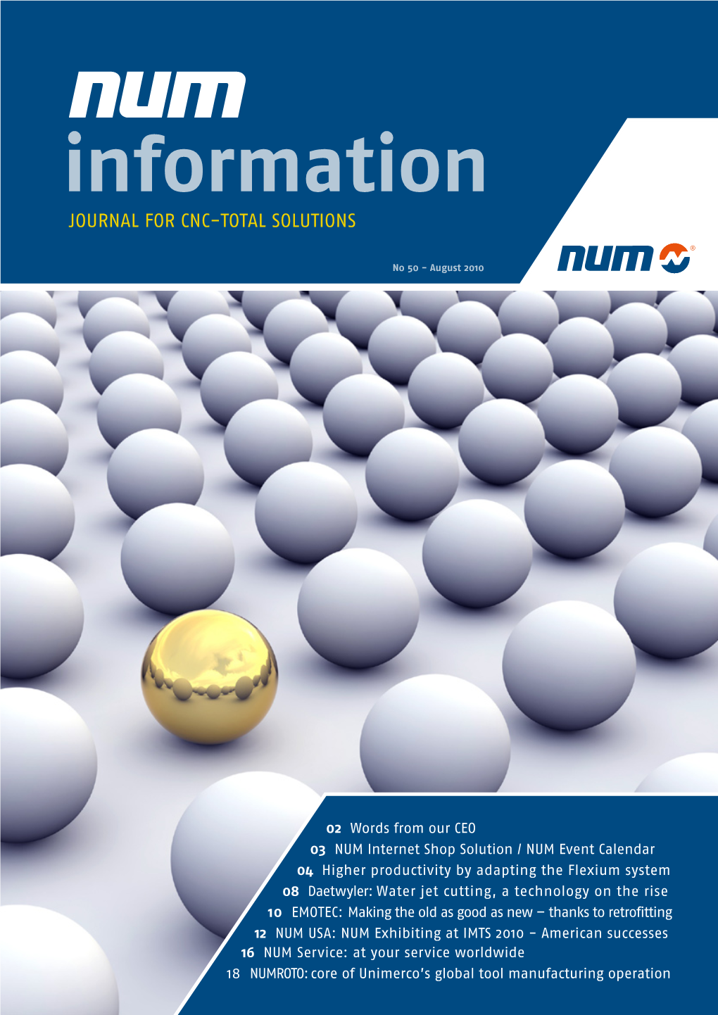 Information JOURNAL for CNC-TOTAL SOLUTIONS