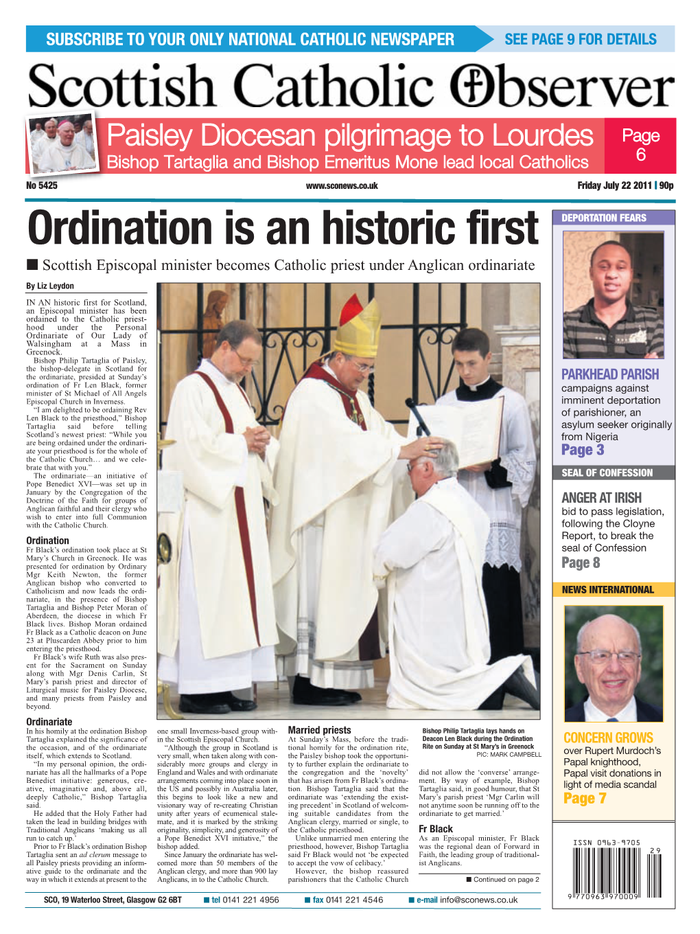 Ordination Is an Historic First