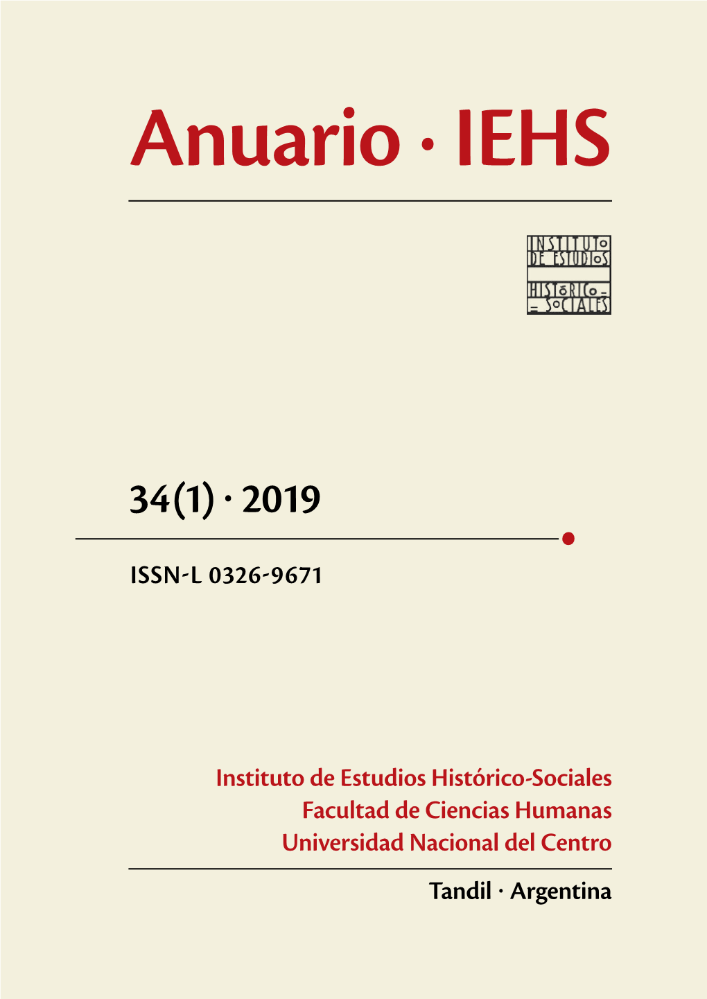 Anuario IEHS 33(2)