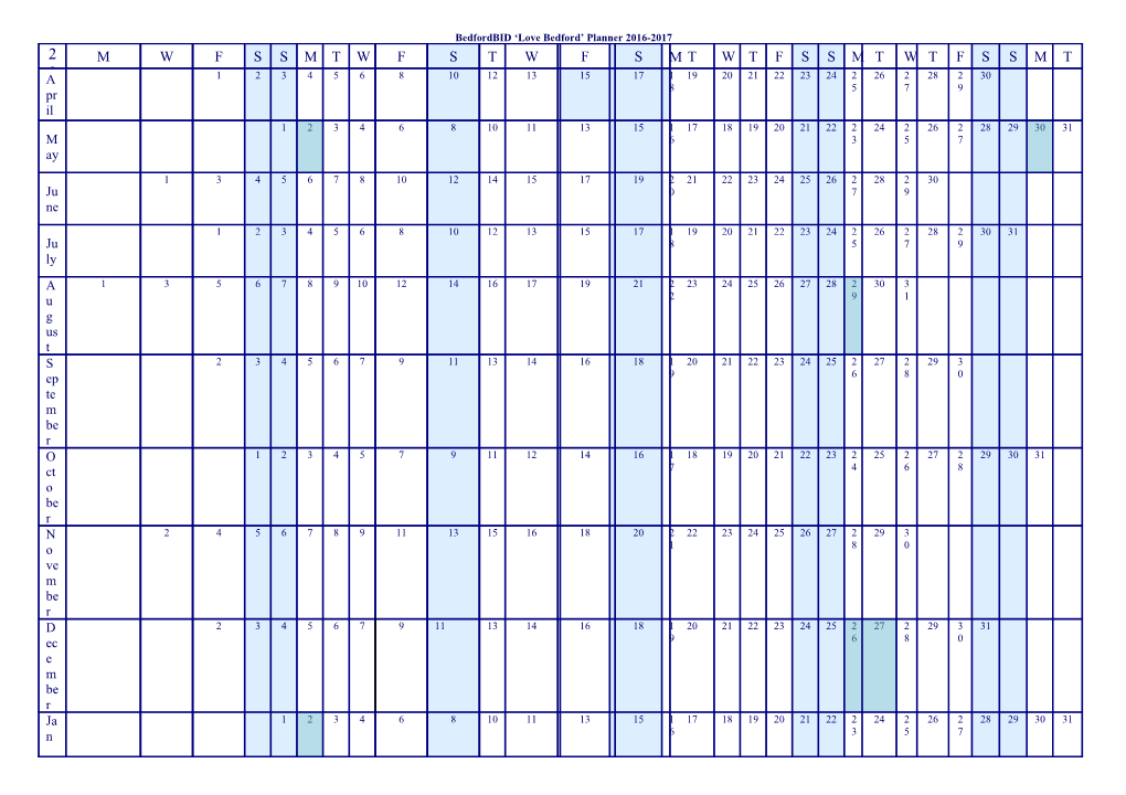 Fiscal Year Planner 2014 2015