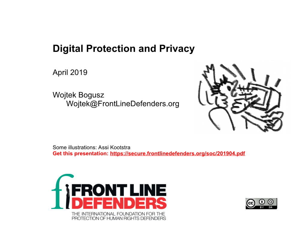 Digital Protection and Privacy