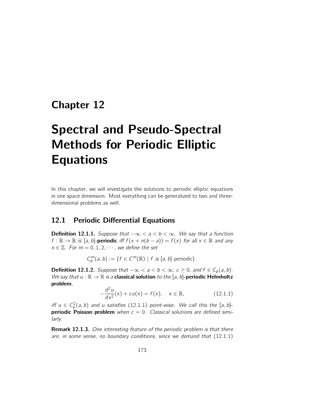 Spectral and Pseudo-Spectral Methods for Periodic Elliptic Equations