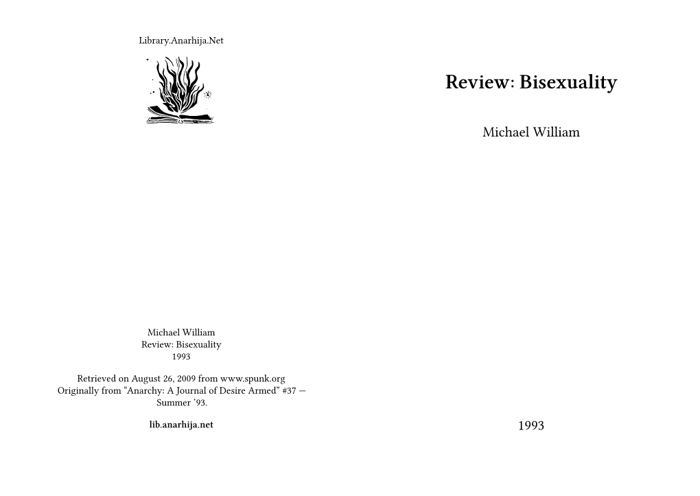 Review: Bisexuality