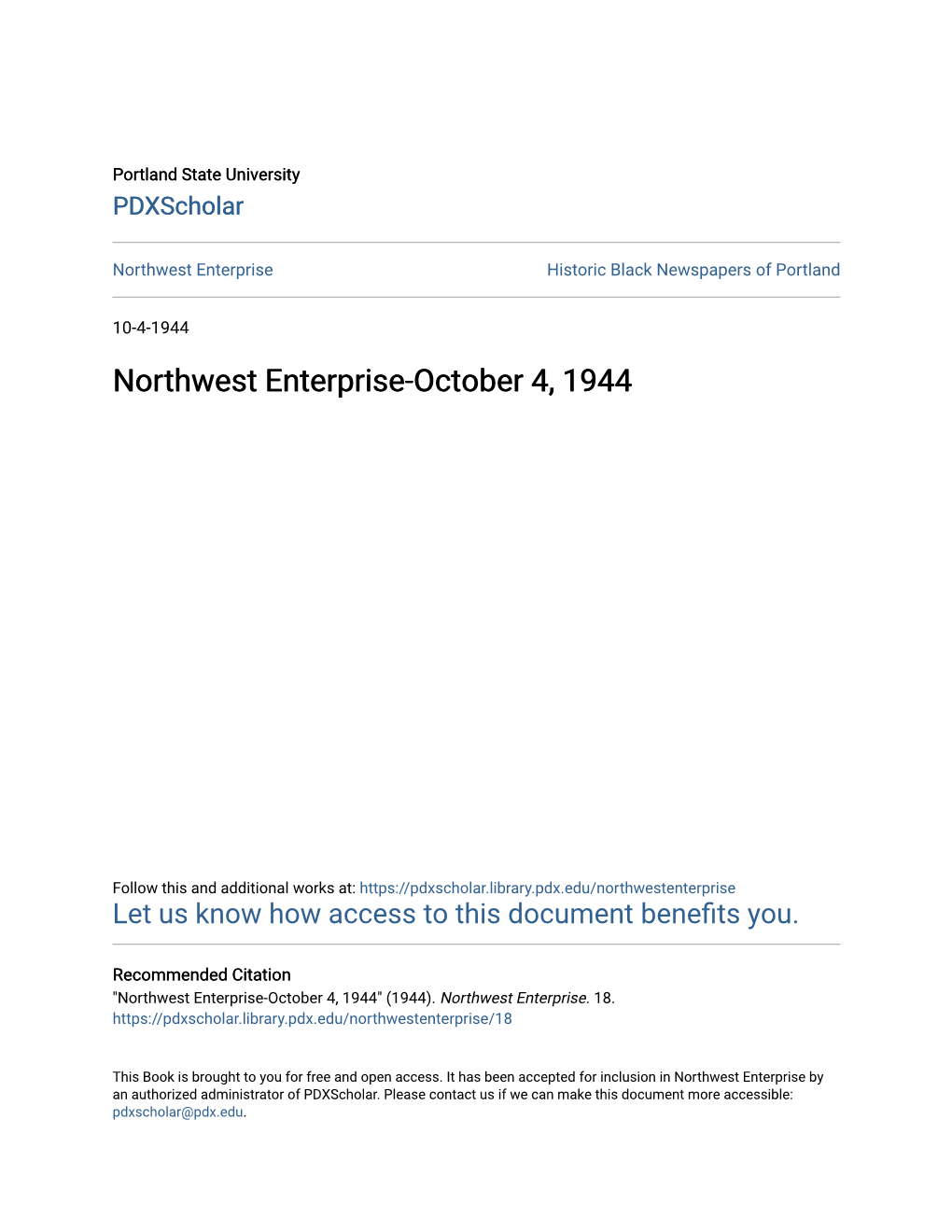 Northwest Enterprise-October 4, 1944