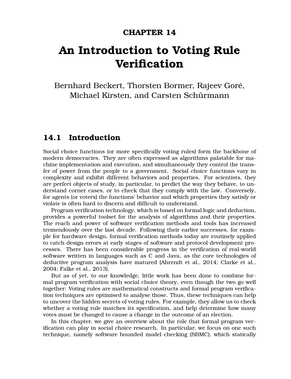 An Introduction to Voting Rule Verification