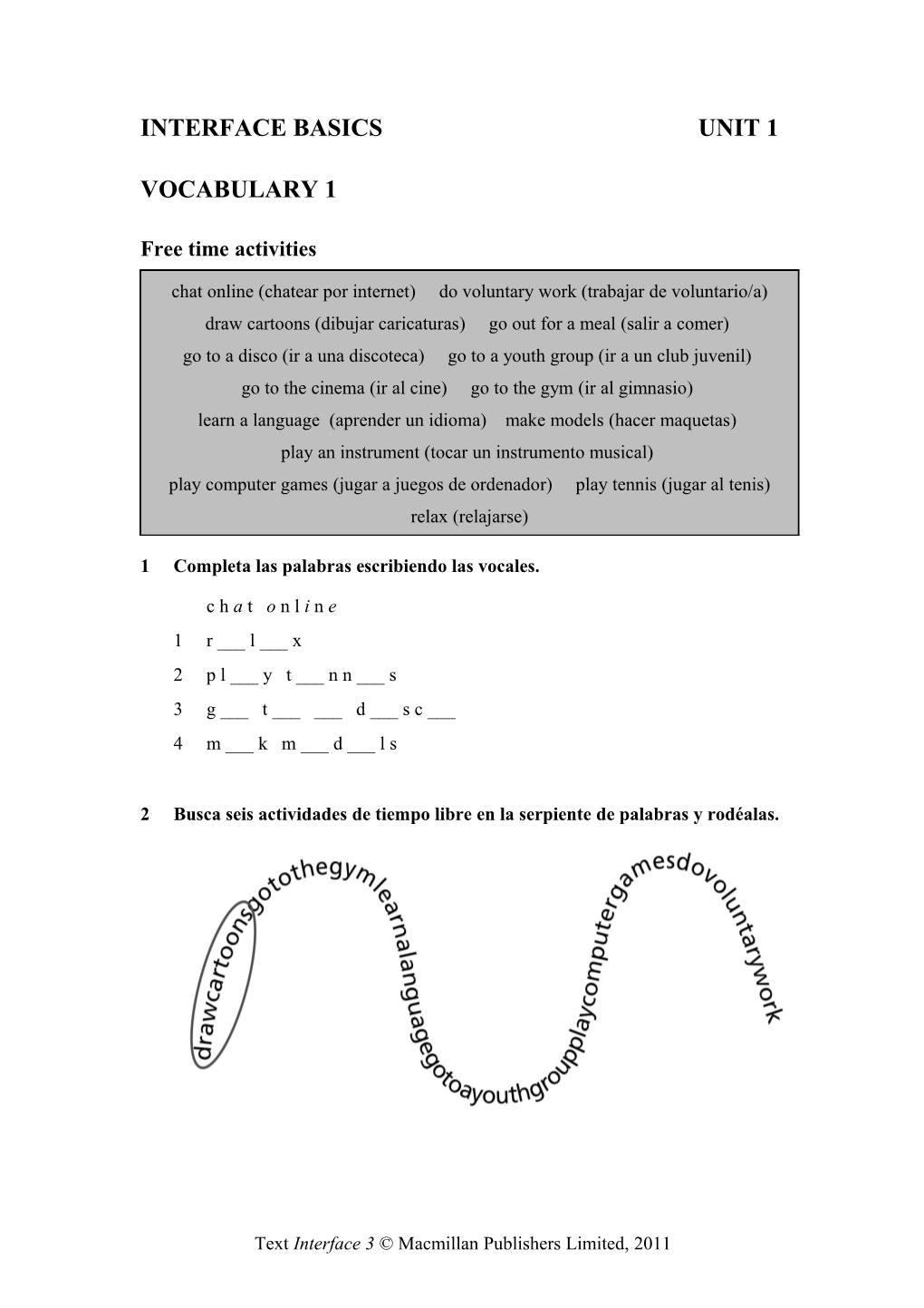 Interface Basics Unit 1