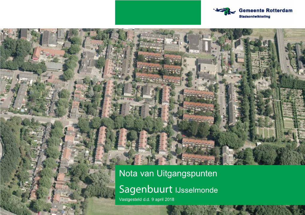 Sagenbuurt Ijsselmonde Vastgesteld D.D