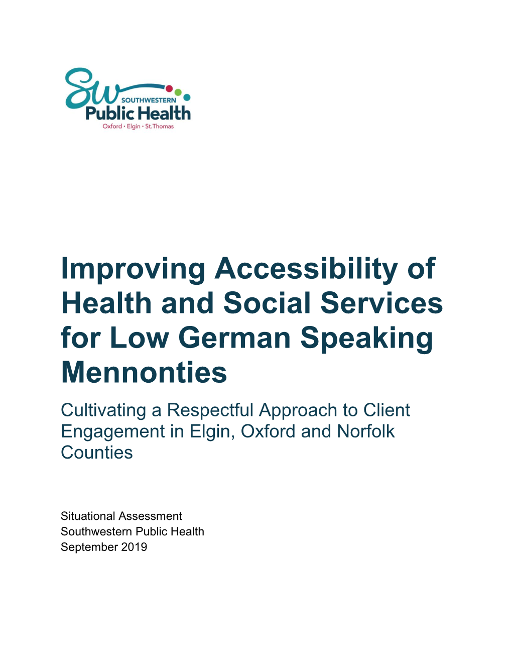 Improving Accessibility of Health and Social Services for Low German