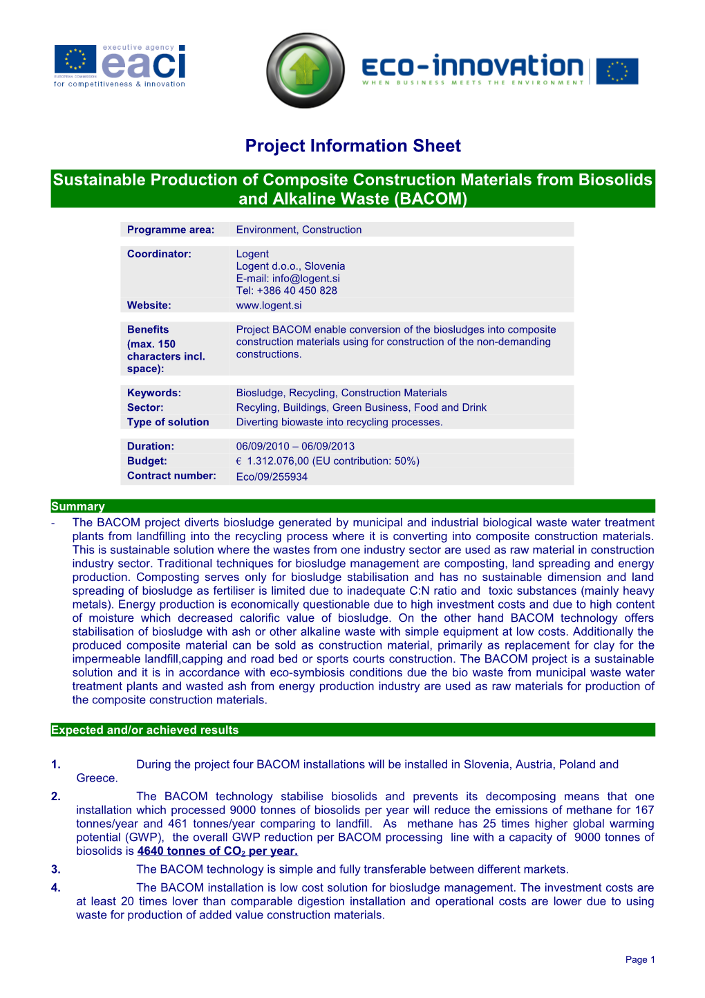 Sustainable Production of Composite Construction Materials from Biosolids and Alkaline