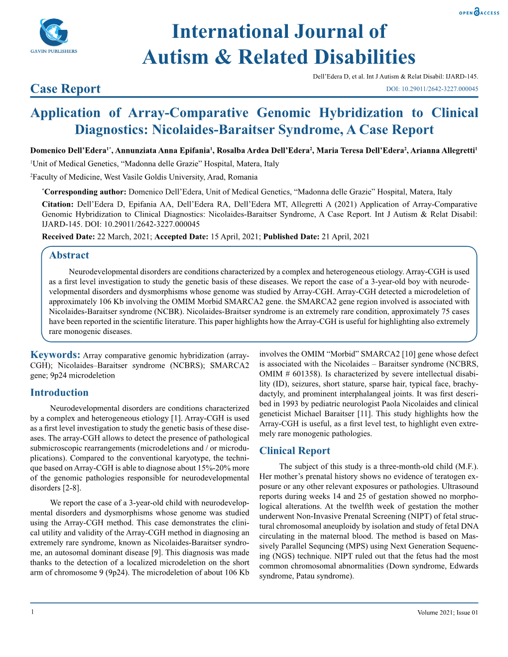 Autism & Related Disabilities