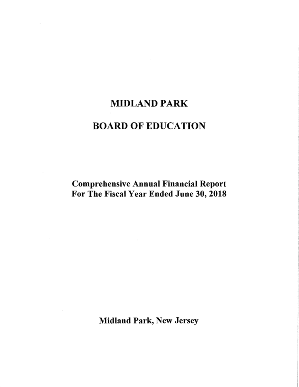 Midland Park Board of Education