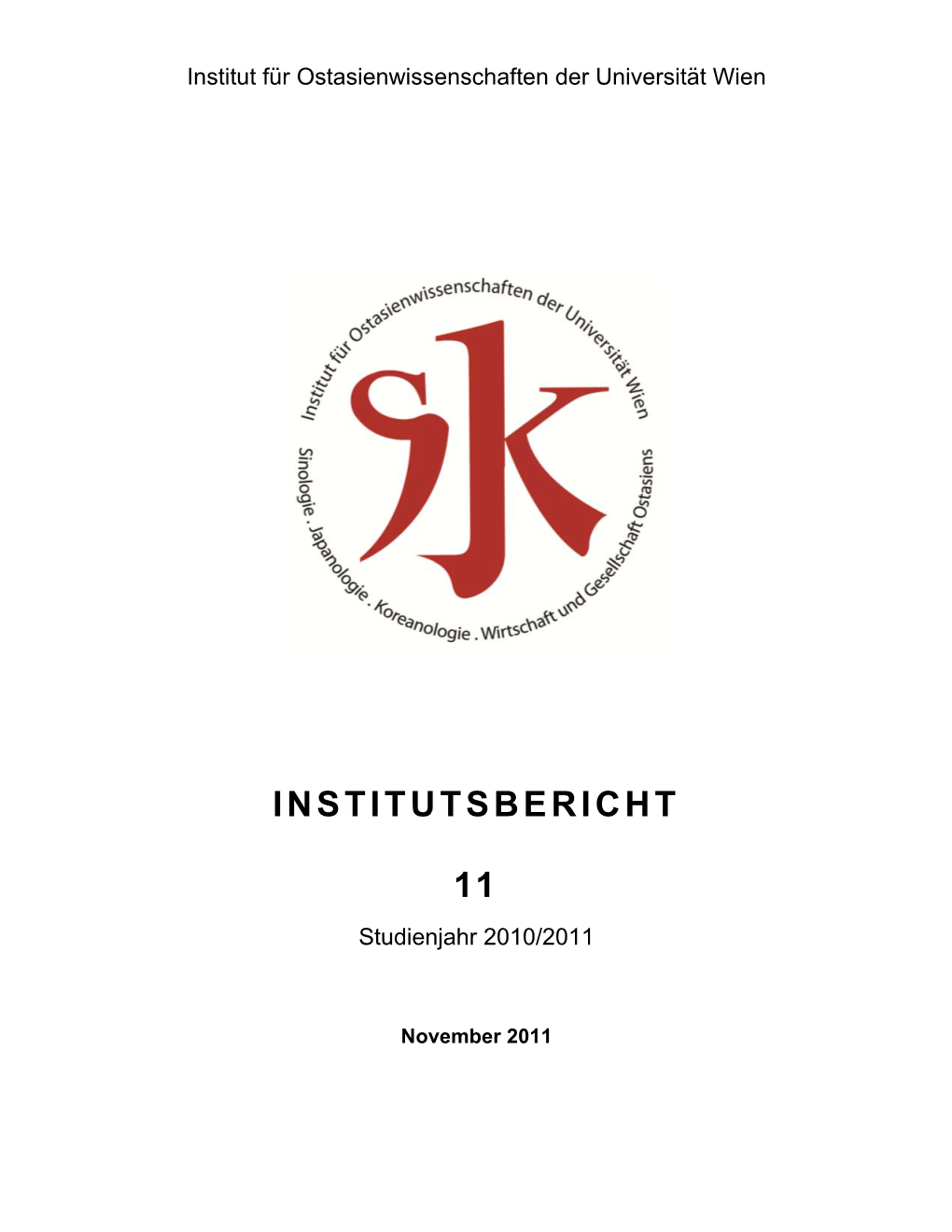 Institutsbericht 11