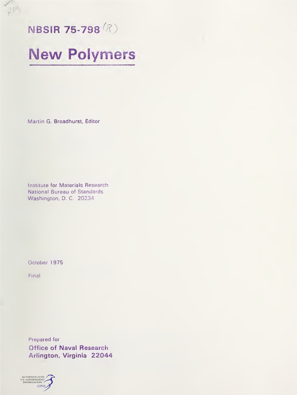 New Polymers