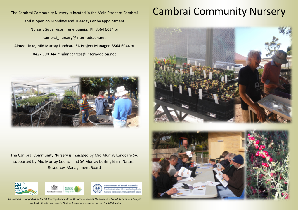 Cambrai Community Nursery