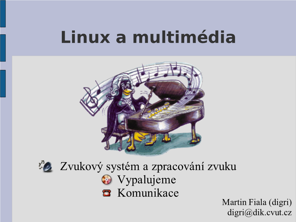 Linux a Multimédia