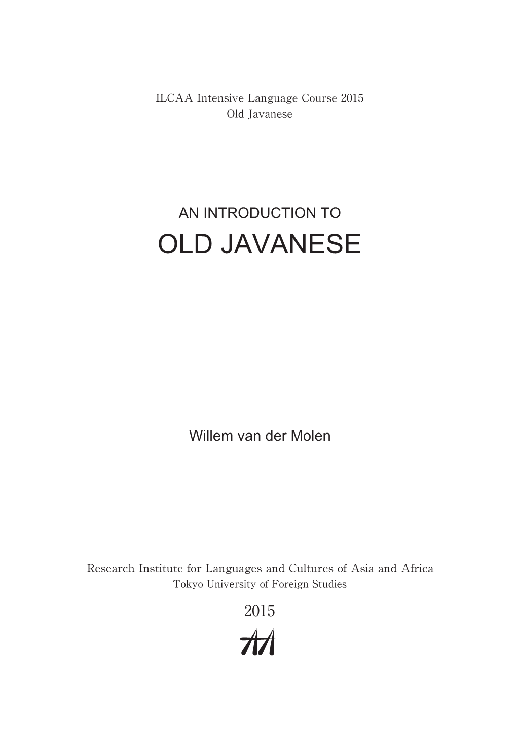 Old Javanese