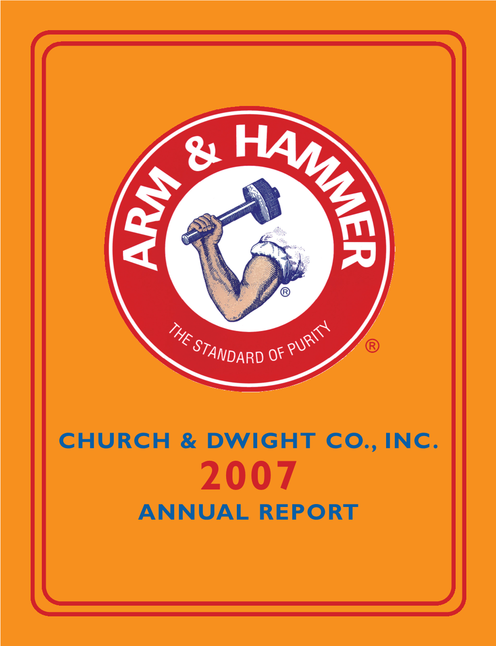 Church & Dwight Co., Inc. Annual Report