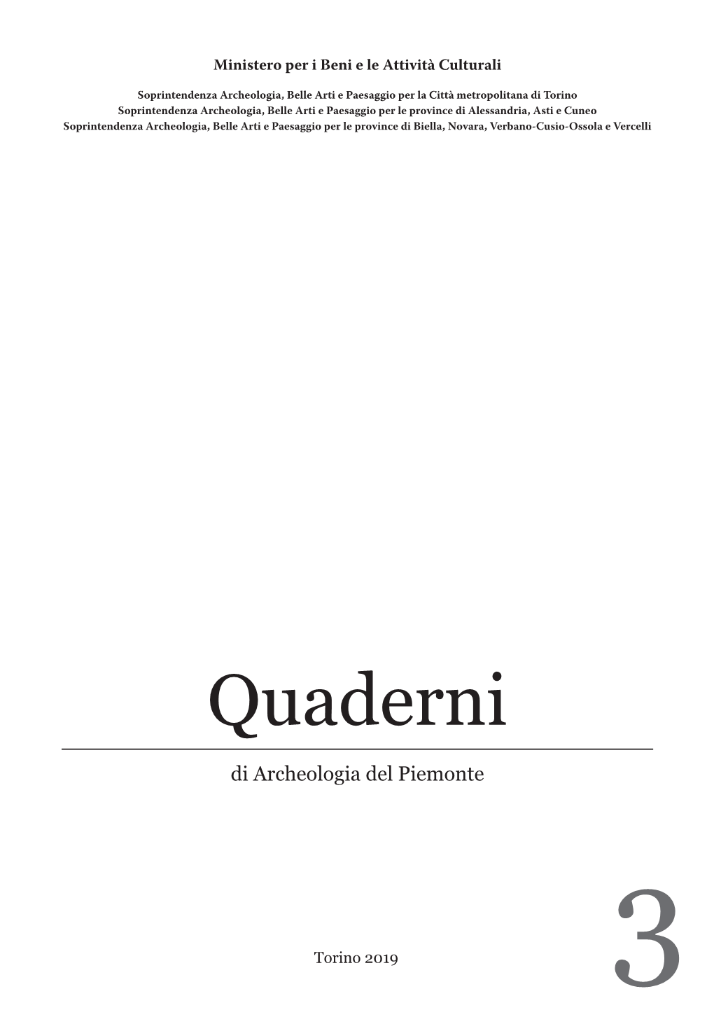 Preistoria E Protostoria Tra La Bormida E L'orba