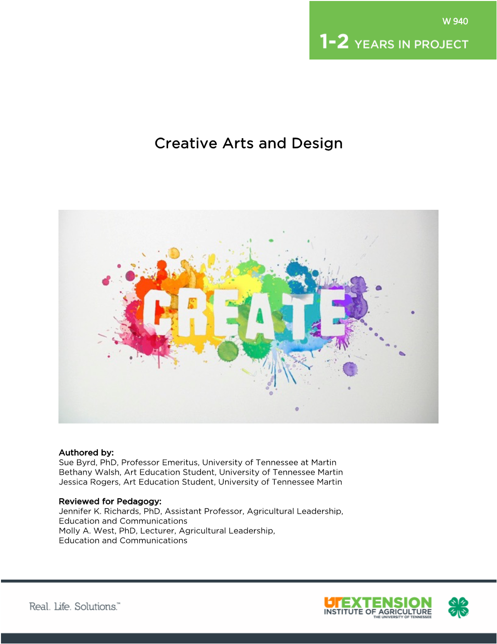 Creative Arts and Design