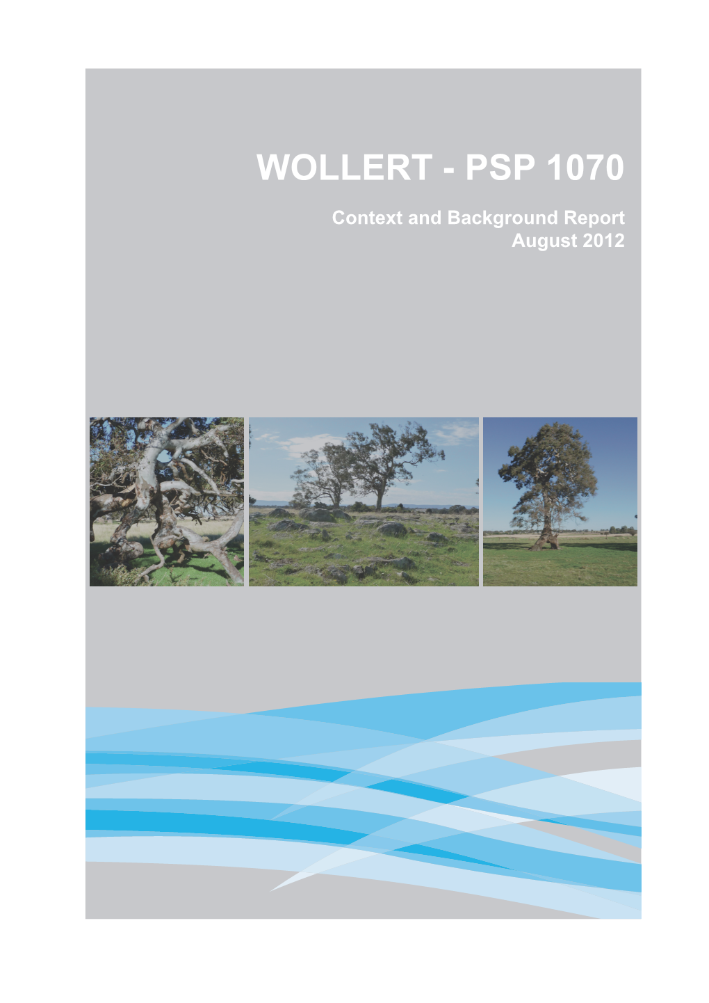 WOLLERT - PSP 1070 Context and Background Report August 2012 2 WOLLERT PSP - 1070 City of Whittlesea 1